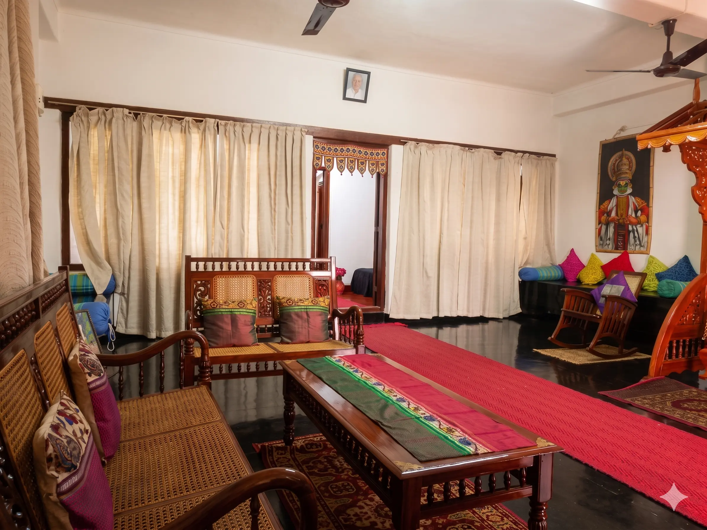 The traditional guest area