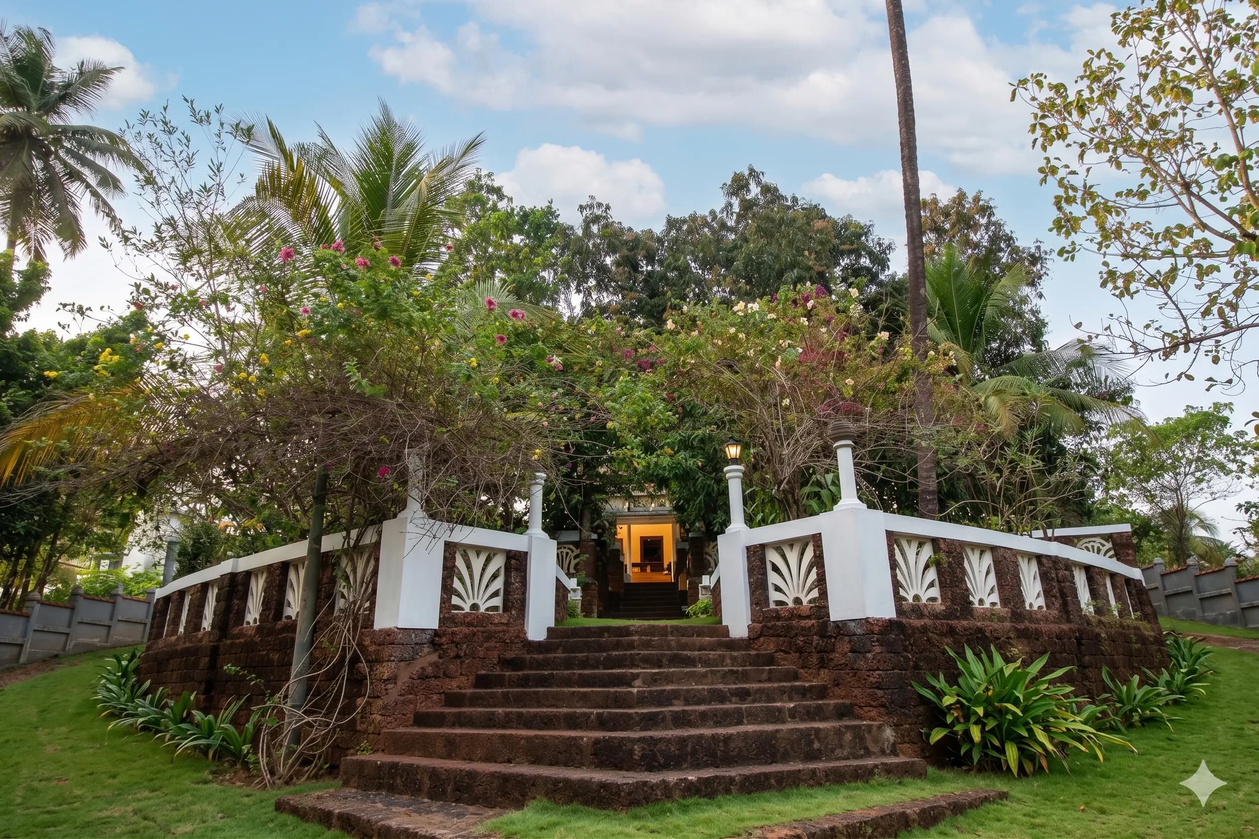 The entry to Eaden Hermitage